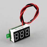 Вбудований вольтметр 0,28", DC2.5V-40V, червоний РК LCD