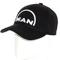 Автомобильная бейсболка кепка Ман Man плотная черная