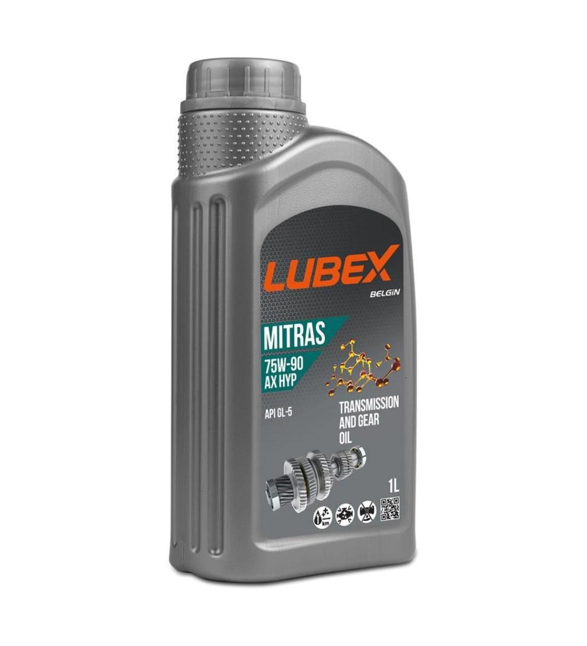 Трансмиссионное масло LUBEX MITRAS AX HYP 75w90 API GL-5 1л - фото 1 - id-p1653608072