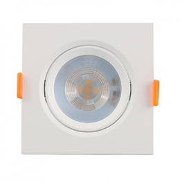 Світильник врізний поворотний "MAYA-9" 9W 6400K білий