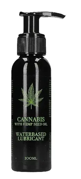 Вагінальний клубрикант Cannabis With Hemp Seed Oil - Waterbased Lubricant, 100 ml