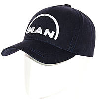 Автомобильная бейсболка кепка Ман Man плотная Темно-синяя