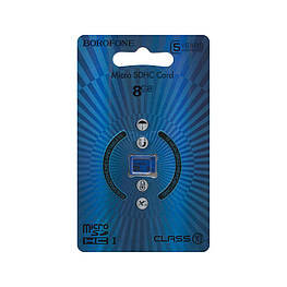 Карта Пам'яті Borofone MicroSDHC 8gb Class 10