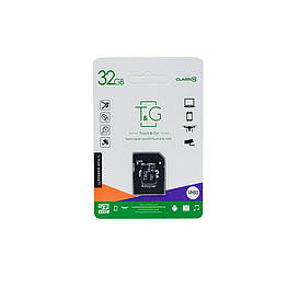 Карта Пам'яті T&G, MicroSDHC 32gb UHS-3 Class 10 & Adapter