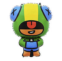 Фольгована кулька велика фігура Leon Леон Brawl Stars Grabo 32" 80*56 см