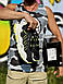 Чоловічі Кросівки Adidas Ozwego Black White 41-44, фото 7