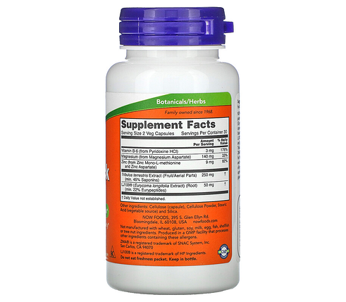 Тестостероновий комплекс NOW Foods TestoJack 100 60 Caps, фото 2