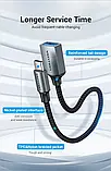 Перехідник Vention Type-C - USB 3.0 OTG кабель Thunderbolt 3 - USB 0,15 м Чорний CCXHB, фото 9