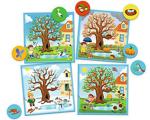 Настільна гра Пори року. АБВГДейка. (Времена года. АБГДЕйка), фото 3