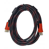 Кабель HDMI — HDMI 3 м посилений у обмотуванні з фільтрами