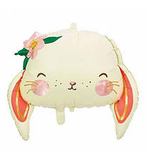 Фольговані кулі великі фігури Rabbit Зайчик 65*55см Party deco
