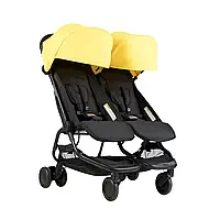 Детская коляска 2 в 1 для двойни Mountain Buggy Nano Duo Yellow