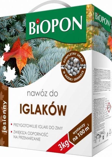 Добриво Biopon осіннє для хвойних рослин 3 кг