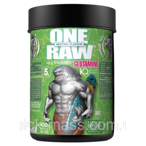 Глютамін ZOOMAD LABS Raw One Glutamine 400g, фото 1