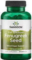 Бустер тестостерона Swanson - Fenugreek Seed 610 мг (90 капсул)