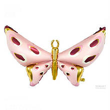 Фольговані кулі великі фігури Butterfly Метелик 120х87 см  Party deco