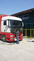 Замена лобового стекла на грузовике MAN TGX 26.400  в городе Вознесенск 4