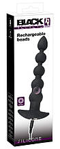 Анальний стимулятор Black Velvets Rechargeable Beads