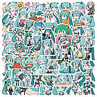 Набір наклейок Хатсуне Міку Hatsune Miku, фото 4