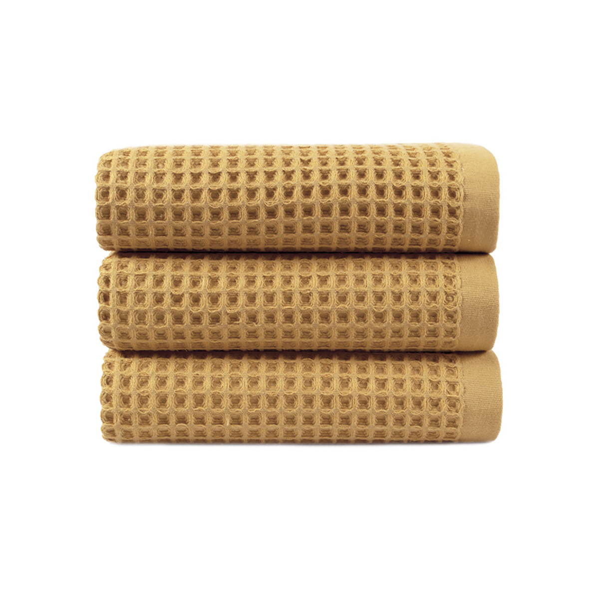 Рушник вафельний Waffle Турція mustard гірчичний 50*90