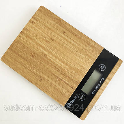 Ваги кухонні DOMOTEC MS-A Wood, фото 2