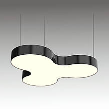 Чудовий підвісний світильник світлодіодний для офісу 145Вт, діаметр 100см. Освітлення для магазину, бару, кафе, фото 2