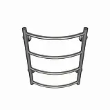 Рушникосушарка водяна Deffi Класик 400x600 мм, фото 2