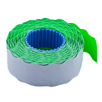 Цінник фігурний внутрішня намотування зелений