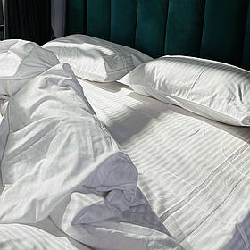Комплект постільної білизни страйп-сатин Туреччина, натуральна тканина, стиль і довговічність