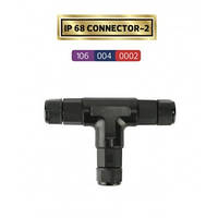 Конектор водонепроникний 2 контакти 16А 250В 0,5-2,5мм2 IP68 CONNECTOR-2 Horoz Electric