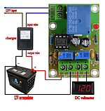 Контролер зарядного пристрою для акумулятора XH-M601 12В автоматичний, фото 5