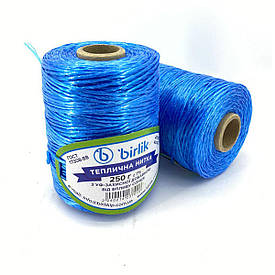 Турецька кольорова нитка для підв'язування рослин 2 мм 250 г (синя)
