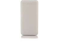 Мобільна батарея (Power Bank) Optima 4100, 10 000 mAh, 2*USB output, 5V 2.1A, біла