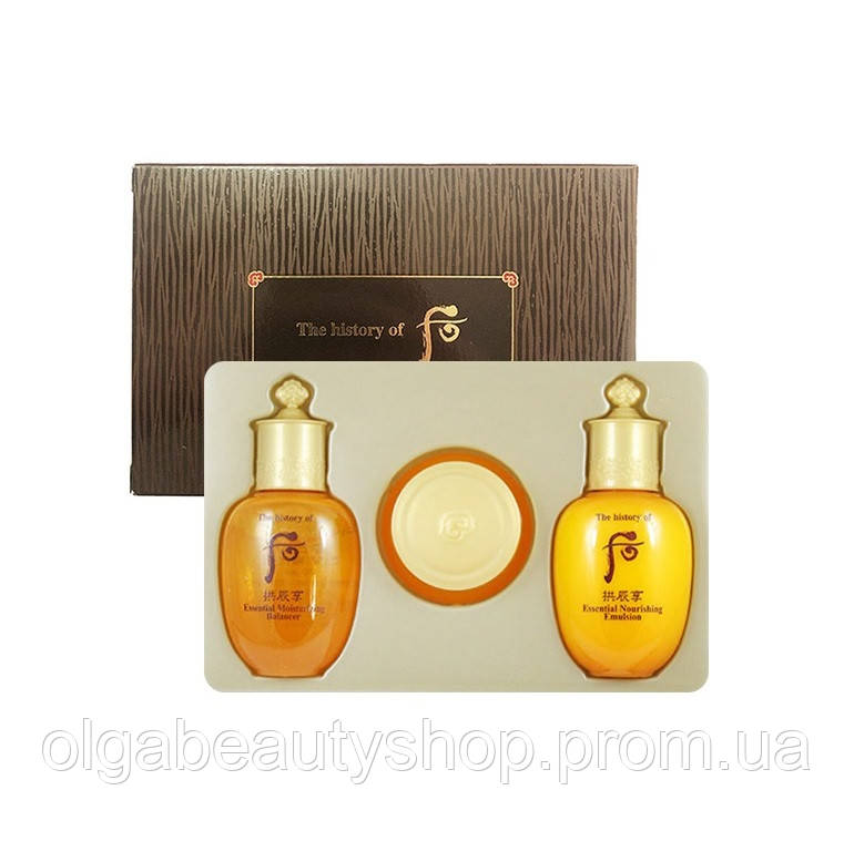 Набор миниатюр для омоложения кожи The History Of Whoo Gongjinhyang Special Gift Set (3 items) - фото 1 - id-p1200076924