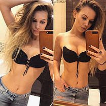 Бюстгальтер Invisible Bra невидима. Колір бежевий, фото 2