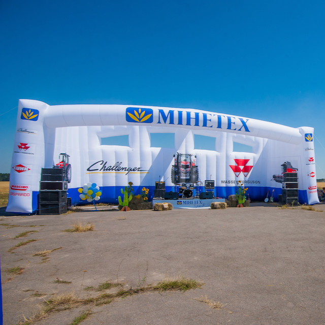 Надувне приміщення 12х6 метрів з логотипом для заходів і виставок