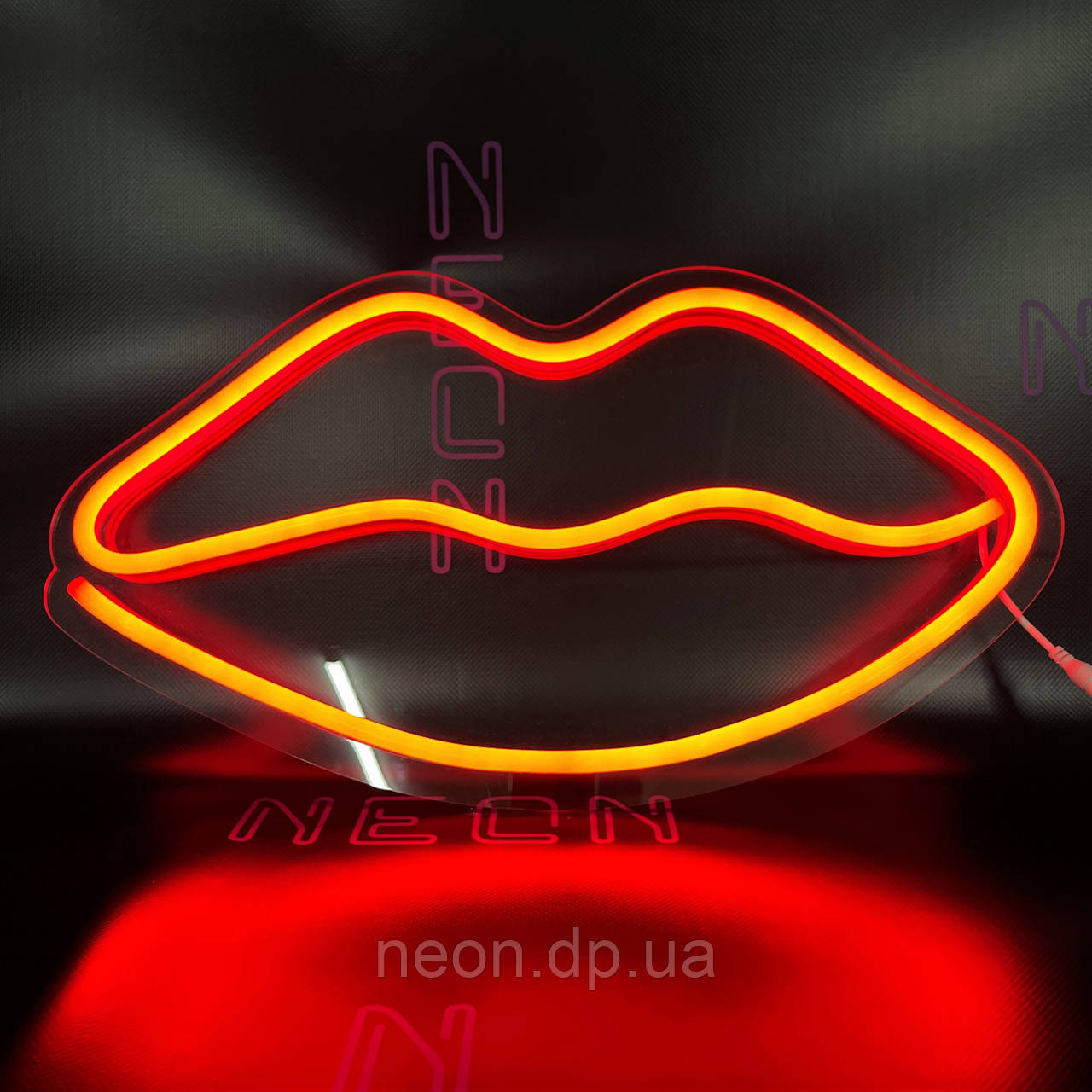 Неонова вивіска "Lipsfile"