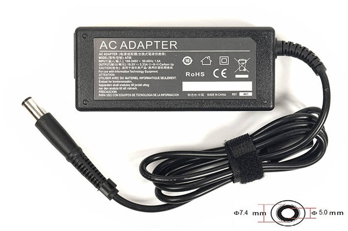 Блок живлення для ноутбуків PowerPlant HP 220 V, 19.5 V 65 W 3.33 A (7.4*5.0), фото 2