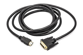 Відеокабель PowerPlant HDMI — DVI, 3м