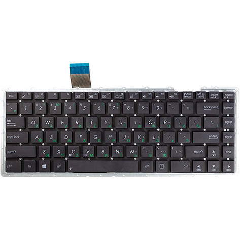 Клавіатура для ноутбука ASUS X450J, A450CC, чорний, без фрейму, фото 2