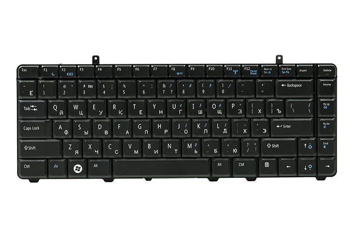 Клавіатура для ноутбука DELL Vostro A840 чорний, чорний фрейм, фото 2