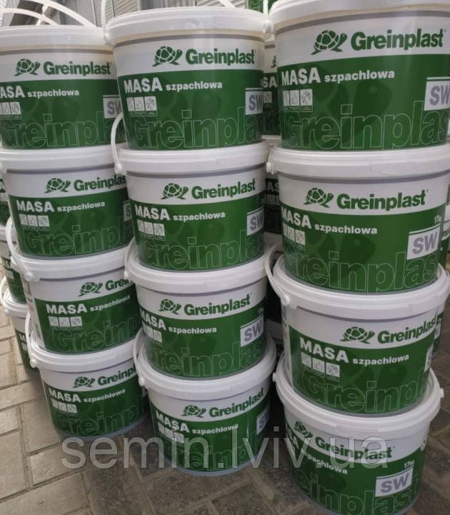 Готова шпаклівка GREINPLAST SW-17кг