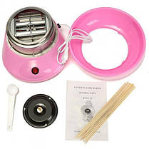 Апарат для солодкої вати Cotton Candy Maker. Колір рожевий, фото 2