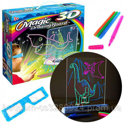 Дошка-планшет 3Д дошка для малювання 3D Magic Drawing Board, фото 2