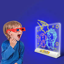 Дошка-планшет 3Д дошка для малювання 3D Magic Drawing Board, фото 2