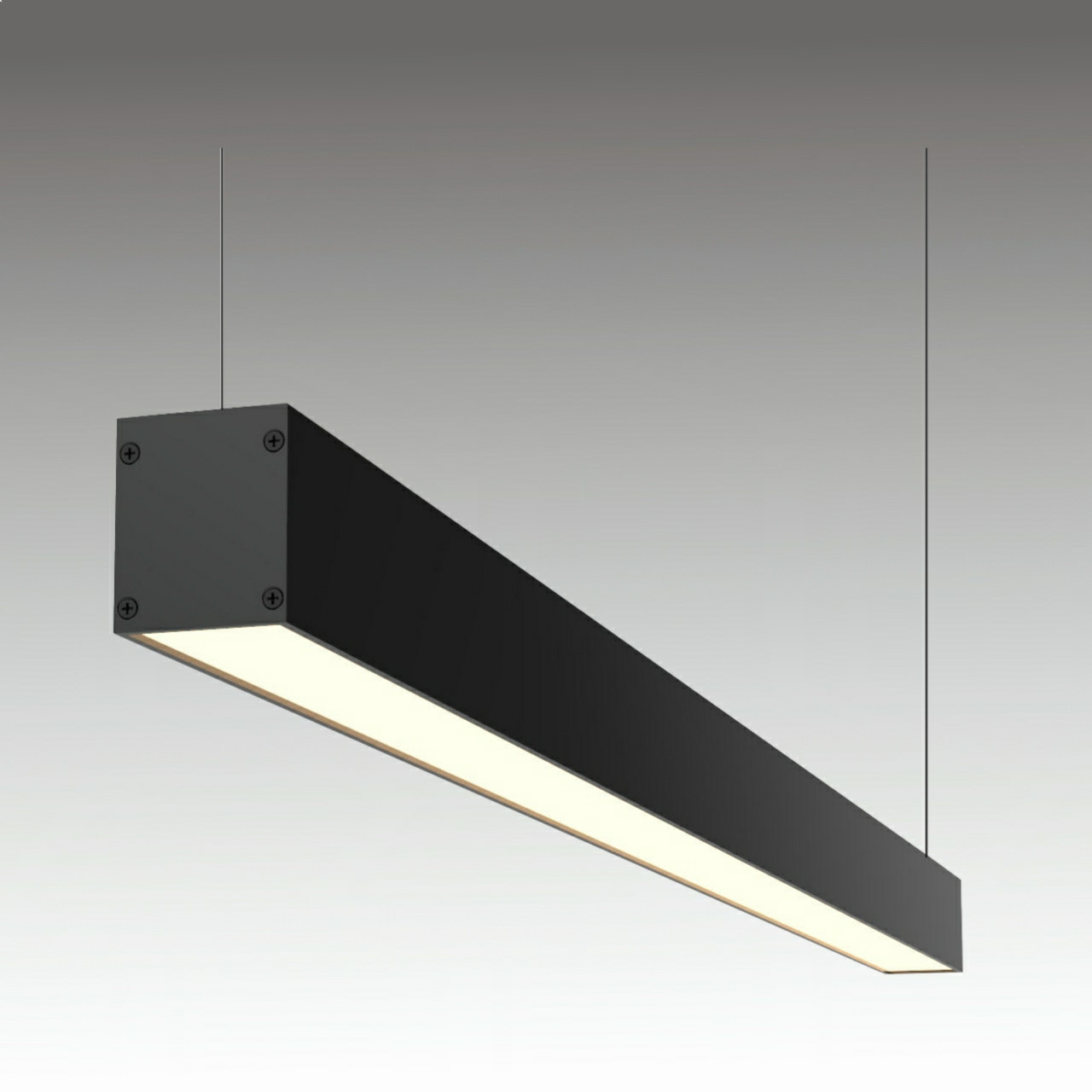 LED світильники для офісу Turman 88Вт, 3000 мм. Підвісні, офісні лінійні світильники для офісу, магазину