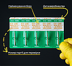 Діамантовий бір EX-24C. Закруглений конус (ISO 190/018), зелений, Mani.Оригінал., фото 3