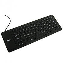 Гнучка силіконова клавіатура Flexible Keyboard X3, фото 3