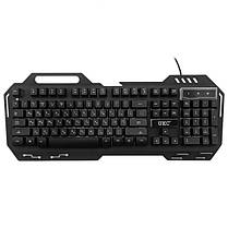 Клавіатура UKC KEYBOARD GK KW-900/4400 дротова з підсвічуванням мембранна, фото 2