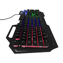 Клавіатура UKC KEYBOARD GK KW-900/4400 дротова з підсвічуванням мембранна, фото 3